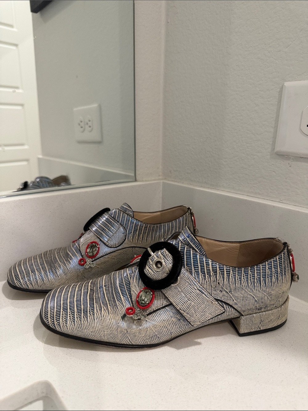 Dior embellished crystal loafers. Size 36